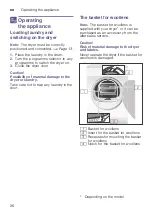 Preview for 26 page of Bosch WTG85238EE Installation And Operating Instructions Manual