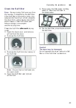 Preview for 25 page of Bosch WTG86263CL Installation And Operating Instructions Manual