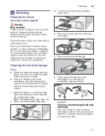 Preview for 21 page of Bosch WTG86400GB Installation And Operating Instructions Manual