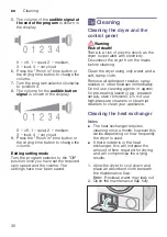 Preview for 30 page of Bosch WTG86400SA Installation And Operating Instructions Manual