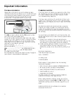 Preview for 4 page of Bosch WTG86400UC Use And Care Manual / Installation Instructions