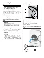 Preview for 11 page of Bosch WTG86400UC Use And Care Manual / Installation Instructions