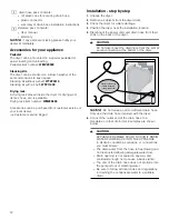 Preview for 12 page of Bosch WTG86400UC Use And Care Manual / Installation Instructions