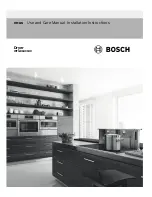 Bosch WTG86401UC Use And Care Manual / Installation Instructions preview