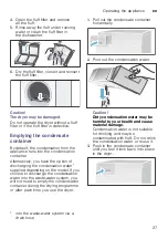 Preview for 27 page of Bosch WTG86402GB Installation And Operating Instructions Manual