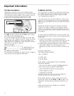 Preview for 4 page of Bosch WTG86402UC Use And Care Manual / Installation Instructions