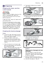 Предварительный просмотр 33 страницы Bosch WTG86409IN Installation And Operating Instructions Manual