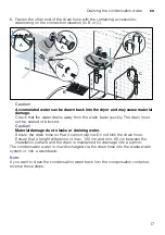 Предварительный просмотр 17 страницы Bosch WTG8640SGC Installation And Operating Instructions Manual