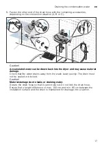 Preview for 17 page of Bosch WTG87238EE Installation And Operating Instructions Manual