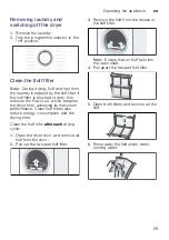 Preview for 29 page of Bosch WTG87238EE Installation And Operating Instructions Manual