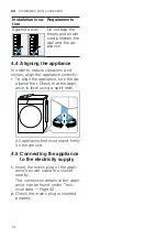 Preview for 14 page of Bosch WTH830L5SN User Manual And Installation Instructions