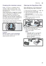 Preview for 29 page of Bosch WTH830L7SN Installation And Operating Instructions Manual