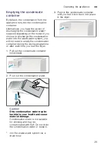 Preview for 25 page of Bosch WTH8507CSN Installation And Operating Instructions Manual