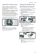 Preview for 29 page of Bosch WTH8507CSN Installation And Operating Instructions Manual