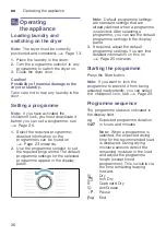 Preview for 26 page of Bosch WTH85222GB Installation And Operating Instructions Manual