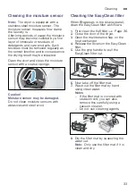 Preview for 33 page of Bosch WTH85270BY Installation And Operating Instructions Manual