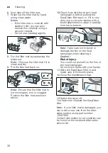 Preview for 30 page of Bosch WTH85V8PSN Installation And Operating Instructions Manual