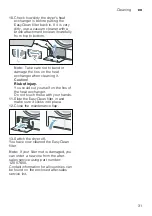 Preview for 31 page of Bosch WTH85VC8SN Installation And Operating Instructions Manual