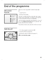 Preview for 23 page of Bosch WTL 6507 Instruction Manual And Installation Instructions