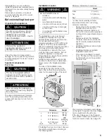 Preview for 5 page of Bosch WTMC5321US - 27" Electric Dryer 500 Series Owner'S Manual