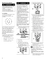 Preview for 6 page of Bosch WTMC5321US - 27" Electric Dryer 500 Series Owner'S Manual