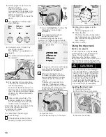 Preview for 16 page of Bosch WTMC5321US - 27" Electric Dryer 500 Series Owner'S Manual