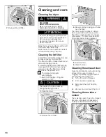 Preview for 18 page of Bosch WTMC5321US - 27" Electric Dryer 500 Series Owner'S Manual