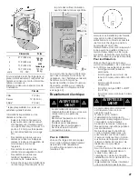 Preview for 27 page of Bosch WTMC5321US - 27" Electric Dryer 500 Series Owner'S Manual