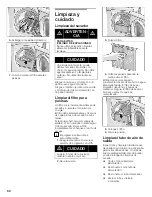 Preview for 62 page of Bosch WTMC5321US - 27" Electric Dryer 500 Series Owner'S Manual