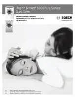 Предварительный просмотр 1 страницы Bosch WTMC5521 User Manual