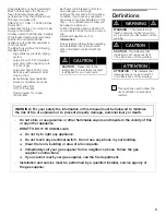 Preview for 3 page of Bosch WTMC8520UC - Nexxt 800 Series Dryer Gas Operating, Care And Installation Instructions Manual