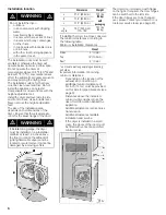 Preview for 6 page of Bosch WTMC8520UC - Nexxt 800 Series Dryer Gas Operating, Care And Installation Instructions Manual