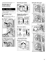 Preview for 13 page of Bosch WTMC8520UC - Nexxt 800 Series Dryer Gas Operating, Care And Installation Instructions Manual