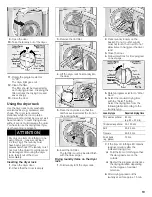 Preview for 19 page of Bosch WTMC8520UC - Nexxt 800 Series Dryer Gas Operating, Care And Installation Instructions Manual