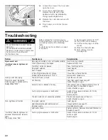 Preview for 22 page of Bosch WTMC8520UC - Nexxt 800 Series Dryer Gas Operating, Care And Installation Instructions Manual