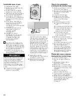 Preview for 34 page of Bosch WTMC8520UC - Nexxt 800 Series Dryer Gas Operating, Care And Installation Instructions Manual