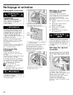 Preview for 46 page of Bosch WTMC8520UC - Nexxt 800 Series Dryer Gas Operating, Care And Installation Instructions Manual