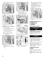 Preview for 72 page of Bosch WTMC8520UC - Nexxt 800 Series Dryer Gas Operating, Care And Installation Instructions Manual