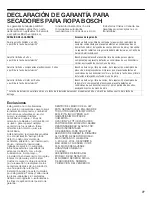 Preview for 77 page of Bosch WTMC8520UC - Nexxt 800 Series Dryer Gas Operating, Care And Installation Instructions Manual