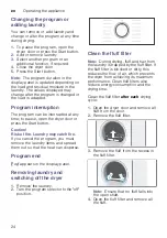 Preview for 24 page of Bosch WTN83200IL Installation And Operating Instructions Manual