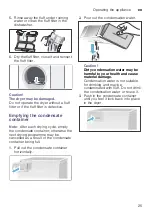 Preview for 25 page of Bosch WTN83200IL Installation And Operating Instructions Manual