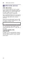 Preview for 34 page of Bosch WTN83201GB Installation And Operating Instructions Manual