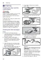 Preview for 28 page of Bosch WTN832L7SN Installation And Operating Instructions Manual