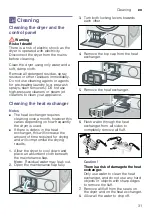 Предварительный просмотр 31 страницы Bosch WTN85202IL Installation And Operating Instructions Manual