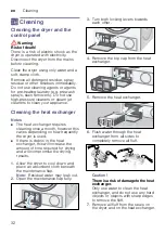 Preview for 32 page of Bosch WTN8542SMA Installation And Operating Instructions Manual