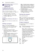 Preview for 26 page of Bosch WTN86203IN Installation And Operating Instructions Manual