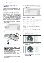 Preview for 26 page of Bosch WTR83VF1CH Installation And Operating Instructions Manual