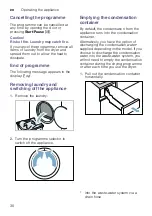 Preview for 30 page of Bosch WTR85T00AU Installation And Operating Instructions Manual