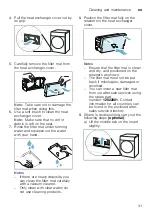 Preview for 41 page of Bosch WTR85T00AU Installation And Operating Instructions Manual