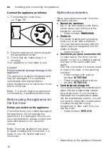 Preview for 16 page of Bosch WTR85TH0 Installation And Operating Instructions Manual